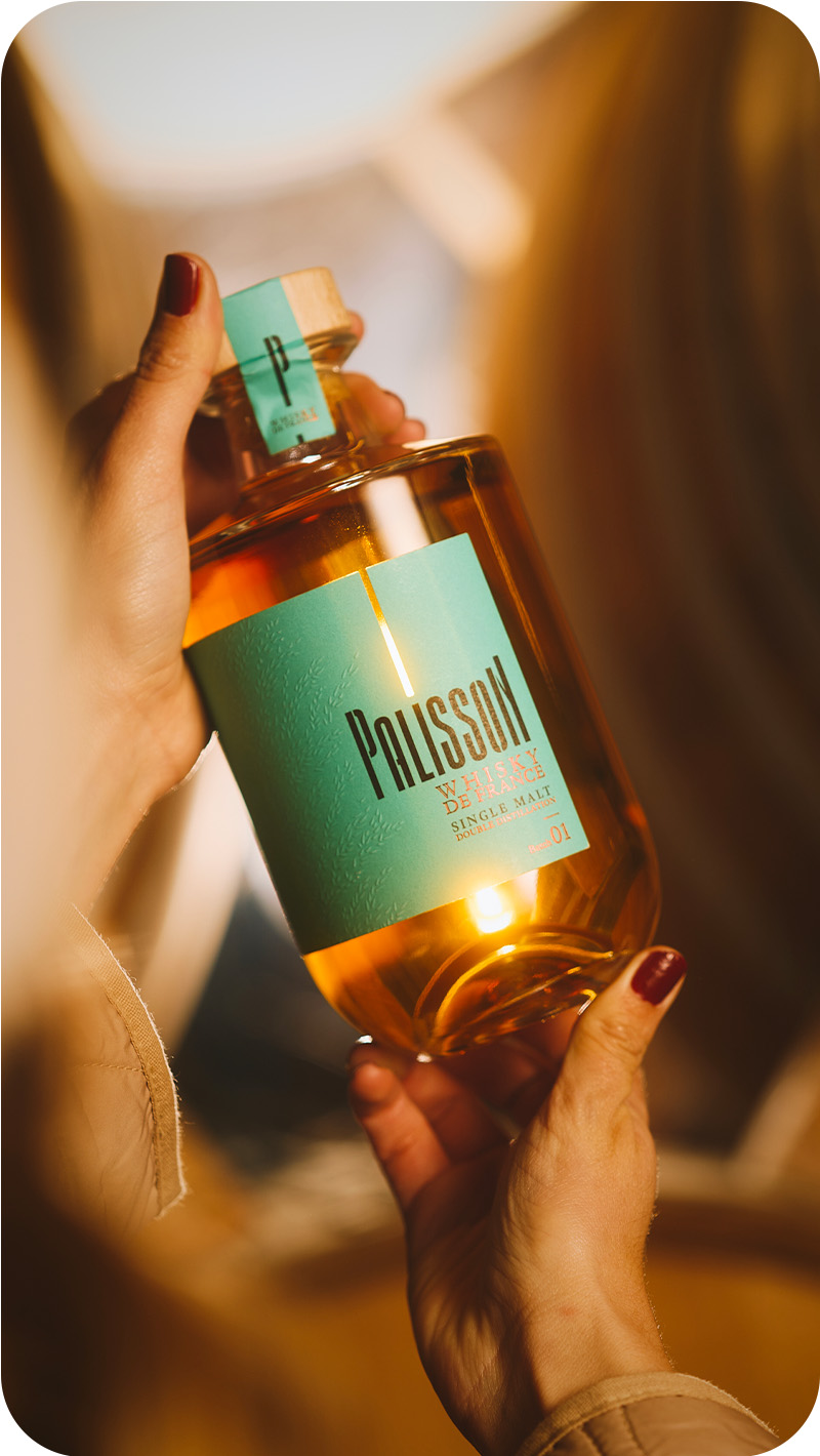 Photo Palisson batch 01 whisky de france single malt double distillation fini en fûts de cognac