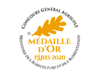 Médaille d'or concours général agricole Paris 2020